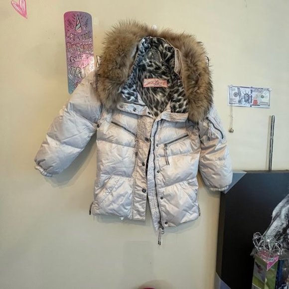 Jet Set Jackets \u0026 Coats | Women's Jet Set Ski Puffer Coat | Color: Silver | Size: 1j | Tonibjeweled's Closet